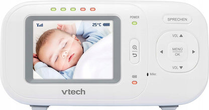 VTECH VM320 niania elektroniczna 2,4" z ekranem LCD, dwukierunkową komunikacją i monitorem dla dziecka
