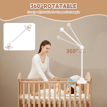 Hölzerne Kinderwagenkette zum Kinderbett