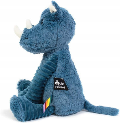 LES DEGLINGOS Ptipotos zachte knuffel NEUSHOORN 34 cm
