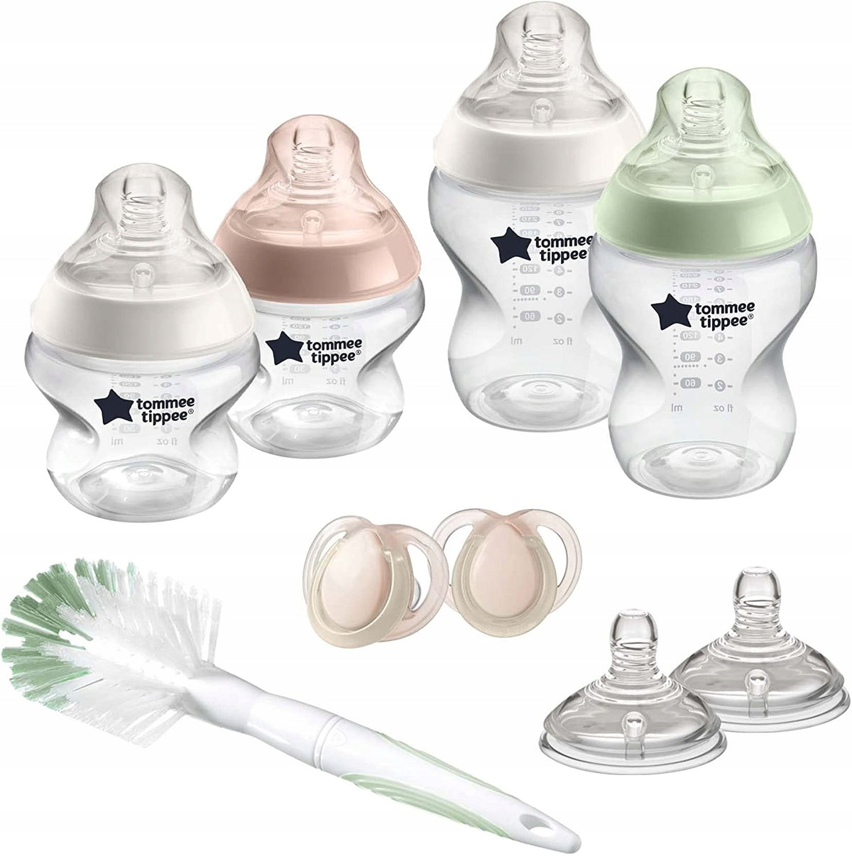 TOMMEE TIPPEE set de inicio biberones y tetinas 9 unidades