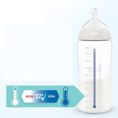 NUK First Choice+ bottle 360 ml XL teat 6-18 m GIRAFFE
