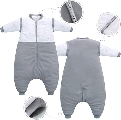 MIRACLE BABY Winterschlafsack 2,5TOG 90 abnehmbare Ärmel