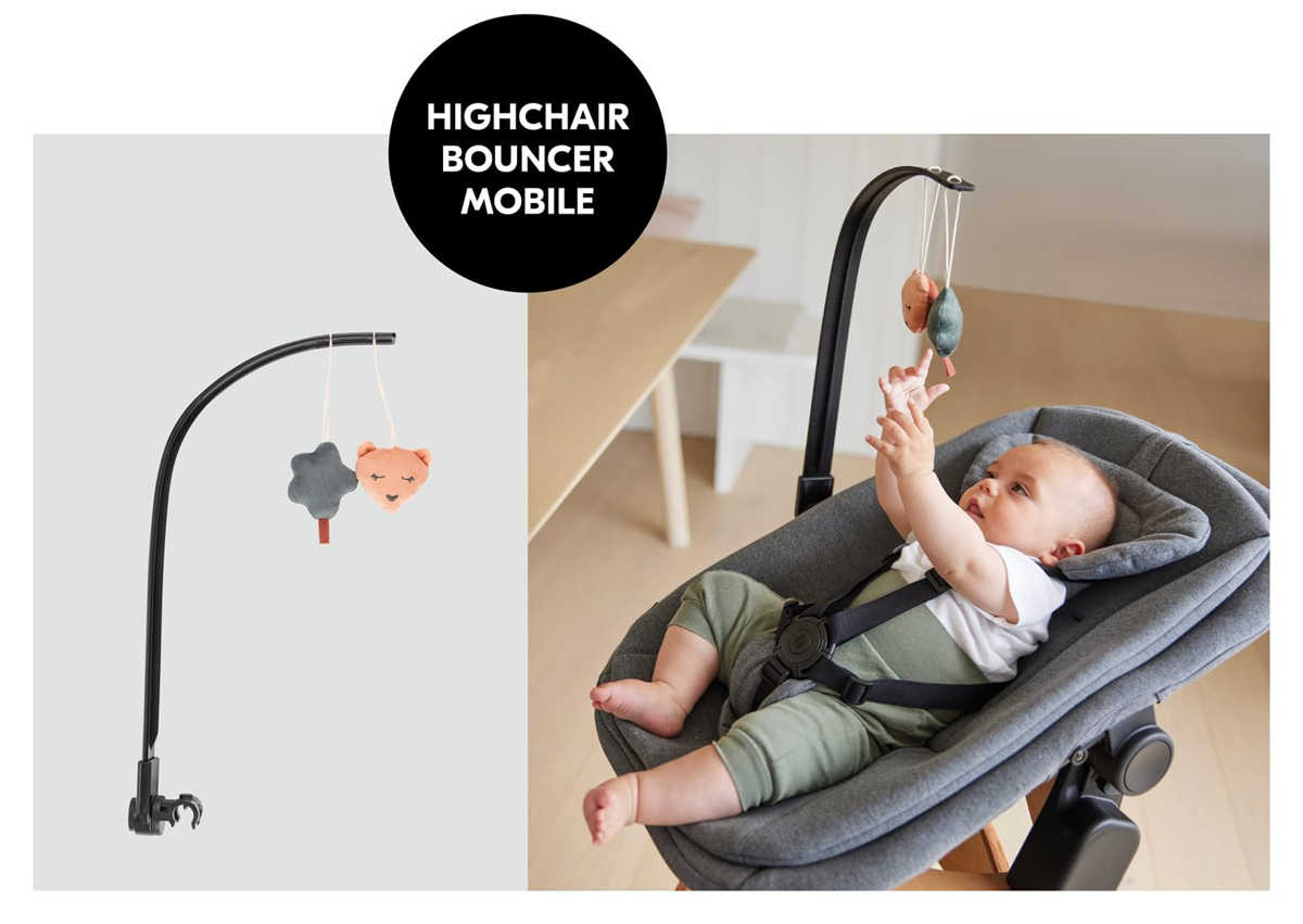 HAUCK Spielbogen mit Spielzeugen für Babywippe HIGHCHAIR BOUNCER