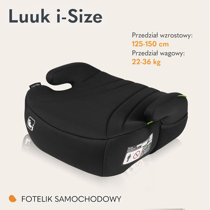 LIONELO LUUK I-SIZE autostoel VERHOGER tot 36kg