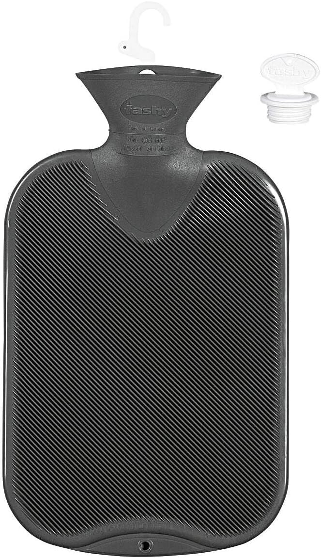 FASHY rubberen warmwaterkruik 2 liter 20 x 32 cm