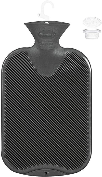 FASHY rubberen warmwaterkruik 2 liter 20 x 32 cm