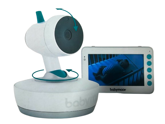 BABYMOOV Yoo Moov babyphone vidéo motorisé à distance 4,3" VOX