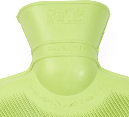 GRUNSPECHT gumený vodný termofor 2 litre + bavlnený obal 20 x 33 cm