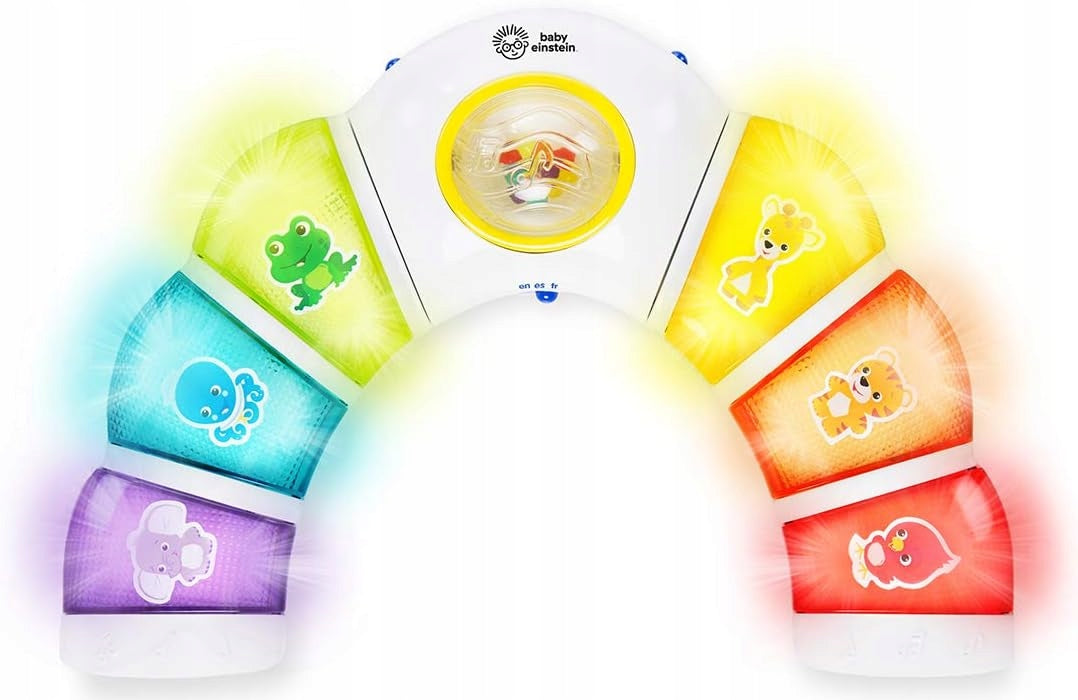 BABY EINSTEIN panneau lumineux avec hochet, mélodies et mots en 3 langues