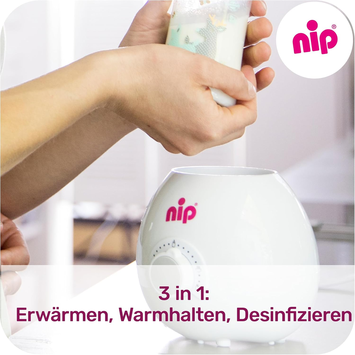 NIP scaldabiberon e scaldavasi 3 in 1