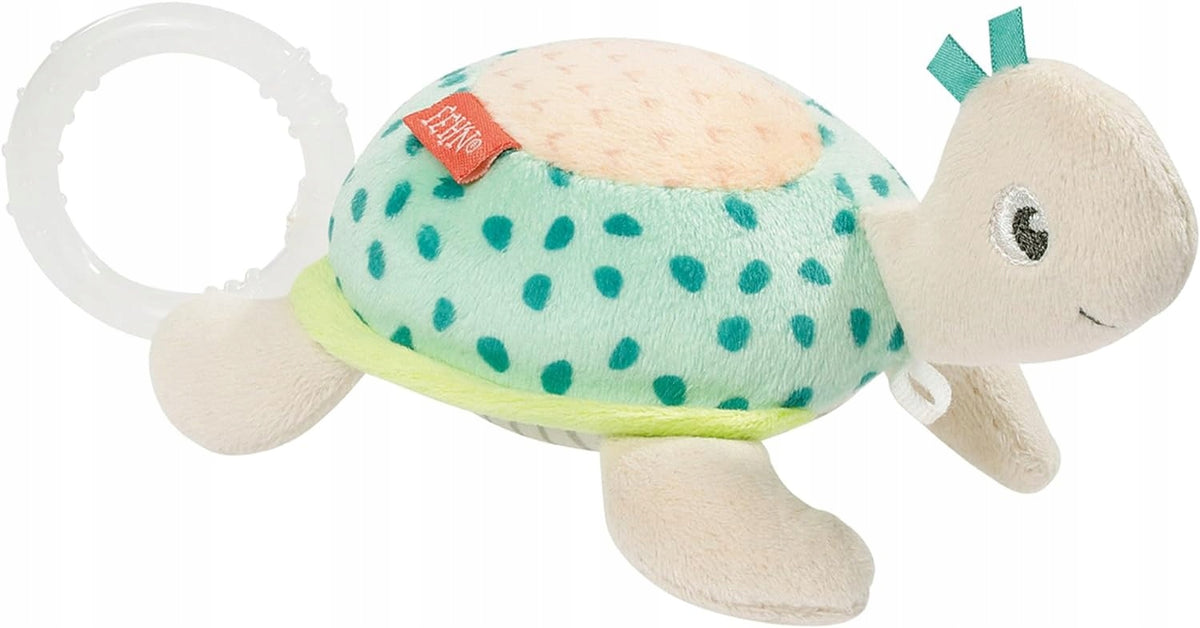 FEHN pluchen knuffel met muziekdoosje SCHILDPAD 16 cm