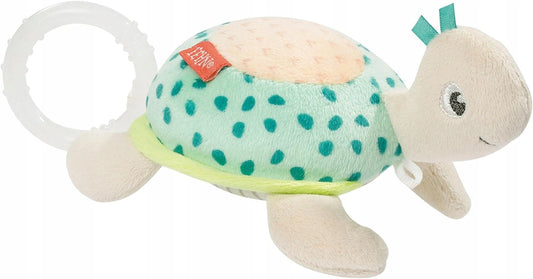 FEHN pluchen knuffel met muziekdoosje SCHILDPAD 16 cm