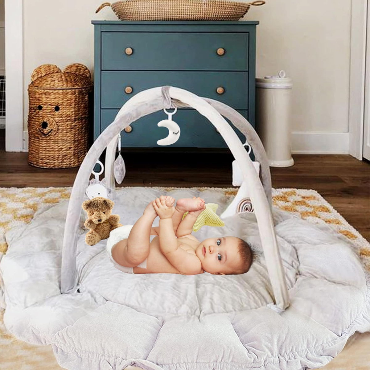 YUMBOT 5-in-1 educational play mat