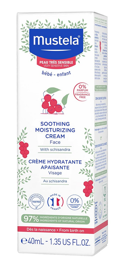 MUSTELA hydraterende gezichtscrème voor de zeer gevoelige huid 40ml