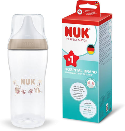 NUK Perfect Match biberón anticólicos de 360 ml, 8m+