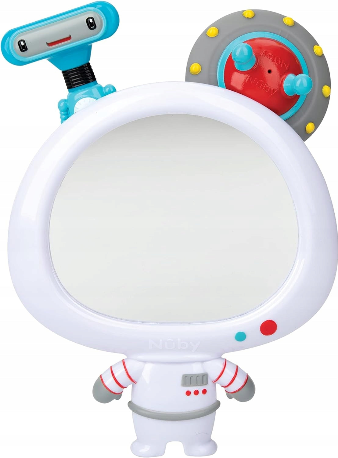 NUBY espejo con ventosa + 2 juguetes para el baño