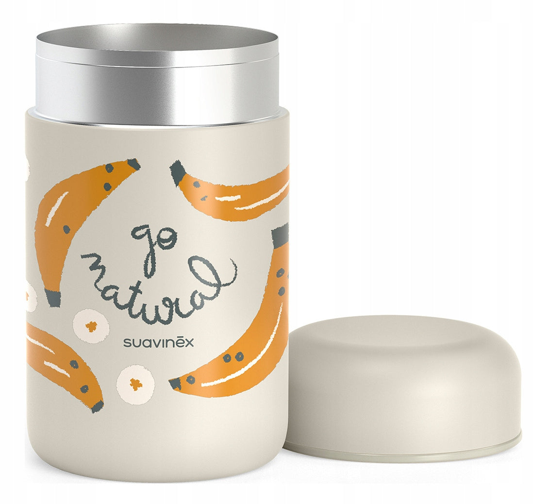 SUAVINEX Go Natural thermos per alimenti in acciaio 400 ml