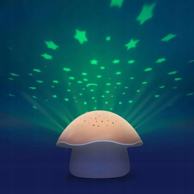 PABOBO Mushroom sterrenprojector met melodieën en huilsensor PADDENSTOEL