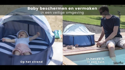 BABYMOOV BABYNI 2in1 Strandzelt LAUFGITTER UPF50+ Schutz