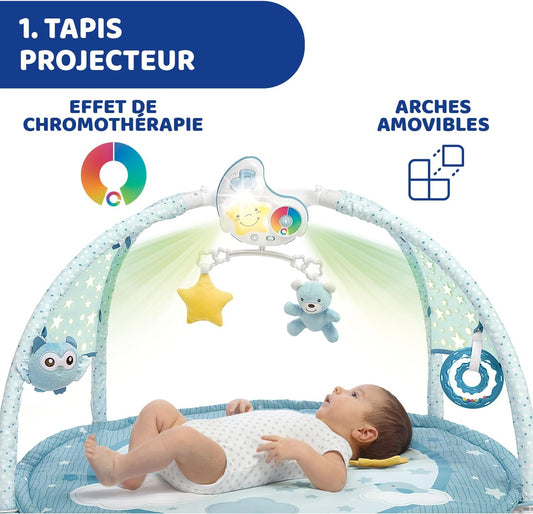 CHICCO Enjoy Colors Gym 3-în-1 Saltea de învățare + Proiector