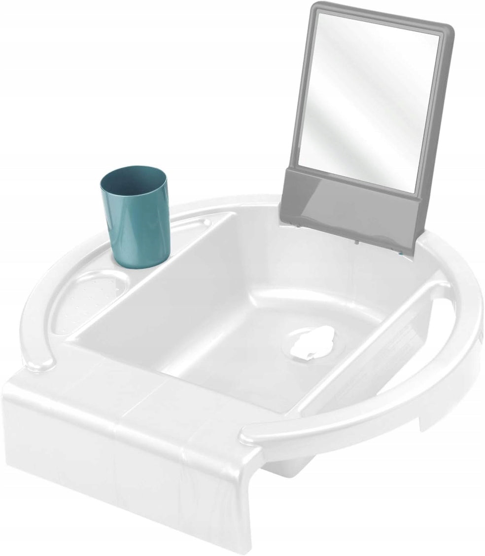 ROTHO Kiddy Lavabo para niños con espejo irrompible y vaso