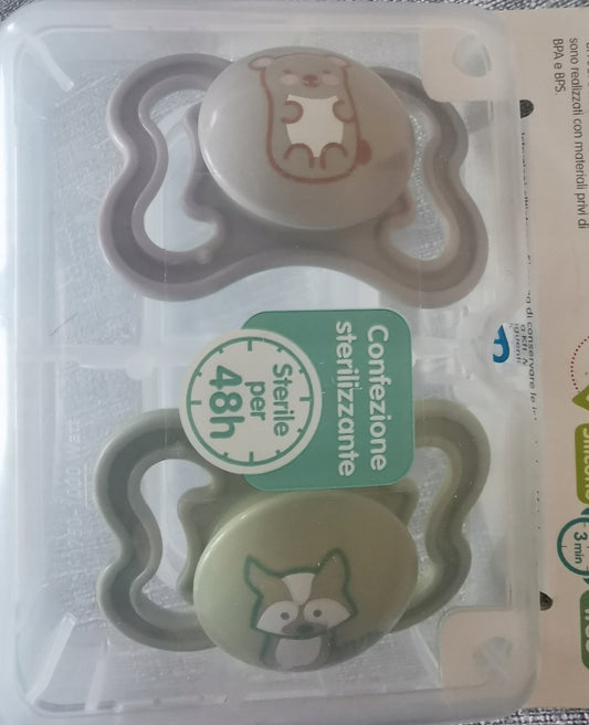 MAM AIR succhietto calmante x2 2-6 mesi + box