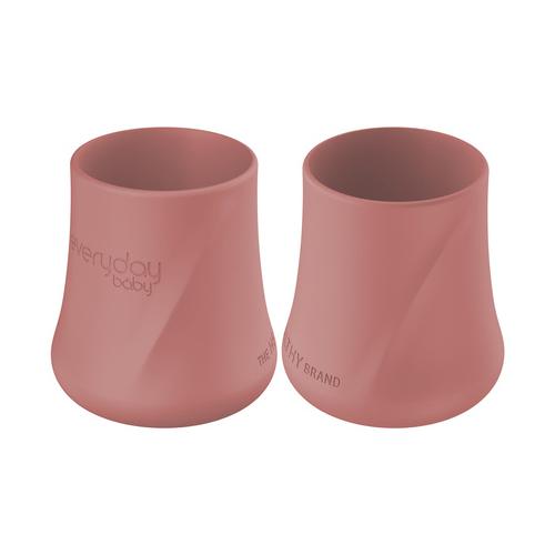 EVERYDAY BABY Siliconen Set Trainingsbekers 6 Maanden+ x2