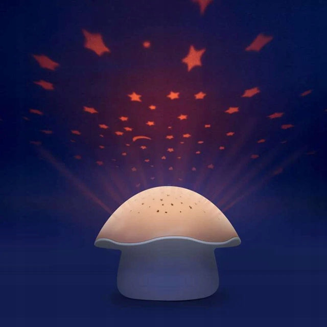 PABOBO Mushroom sterrenprojector met melodieën en huilsensor PADDENSTOEL