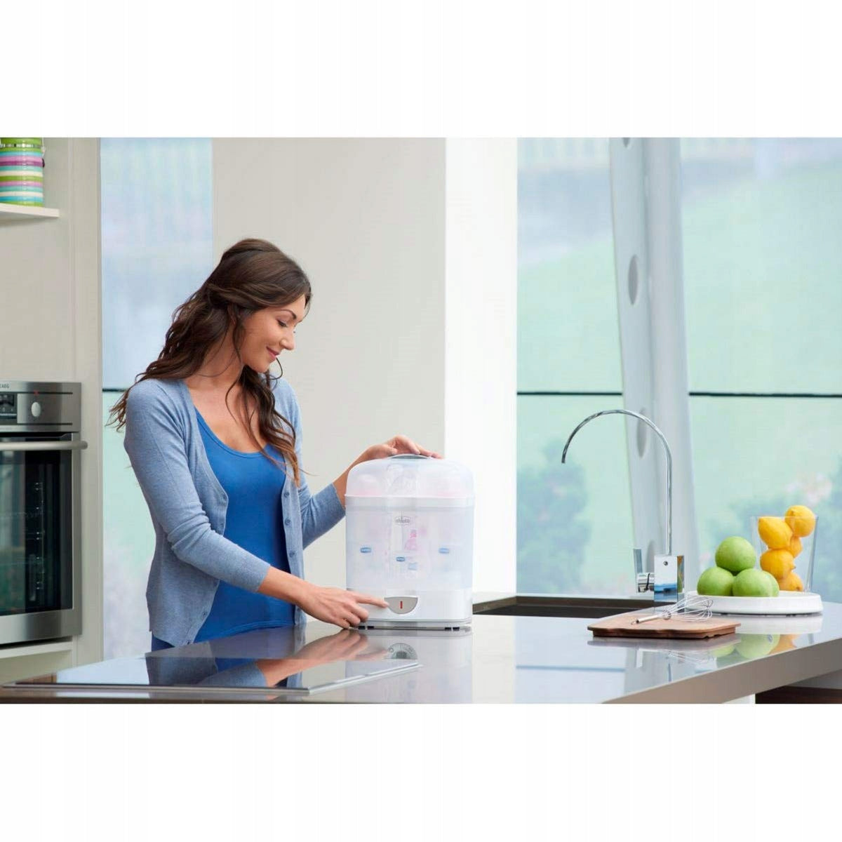 CHICCO Steril Natural 2en1 STÉRILISATEUR À VAPEUR 1