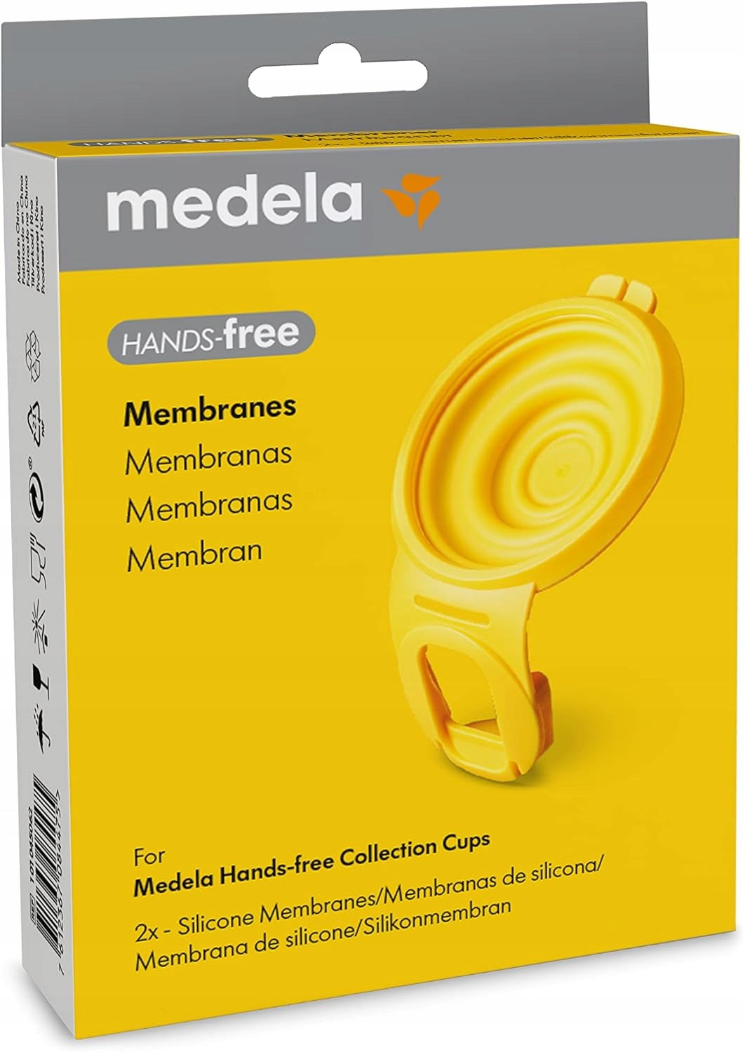 MEDELA Membranen für Hands-free Milchpumpen x2
