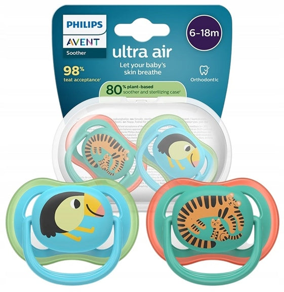 PHILIPS AVENT Ultra Air fopspenen x 2 6-18 mnd.