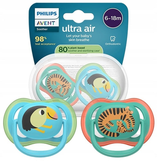 PHILIPS AVENT Ultra Air dudlíky x 2 6–18 měsíců