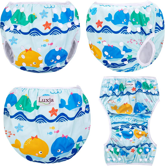 LUXJA pannolino da nuoto REGOLABILE 0-3 ANNI