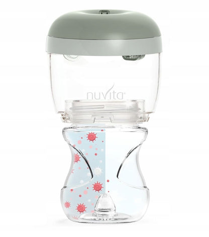 NUVITA MellyPlus 2 φορητός αποστειρωτής UV για πιπίλες μπιμπερό 2 λεπτά