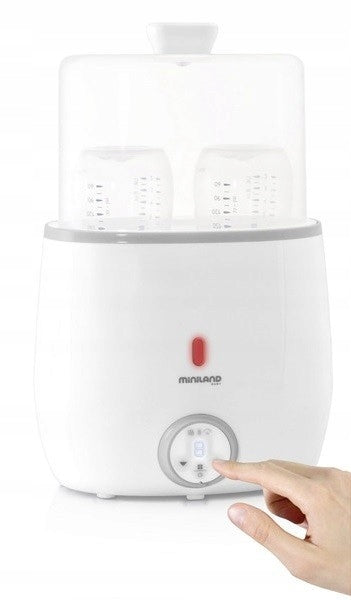 MINILAND Warmy Twin dubbele flessenwarmer en sterilisator