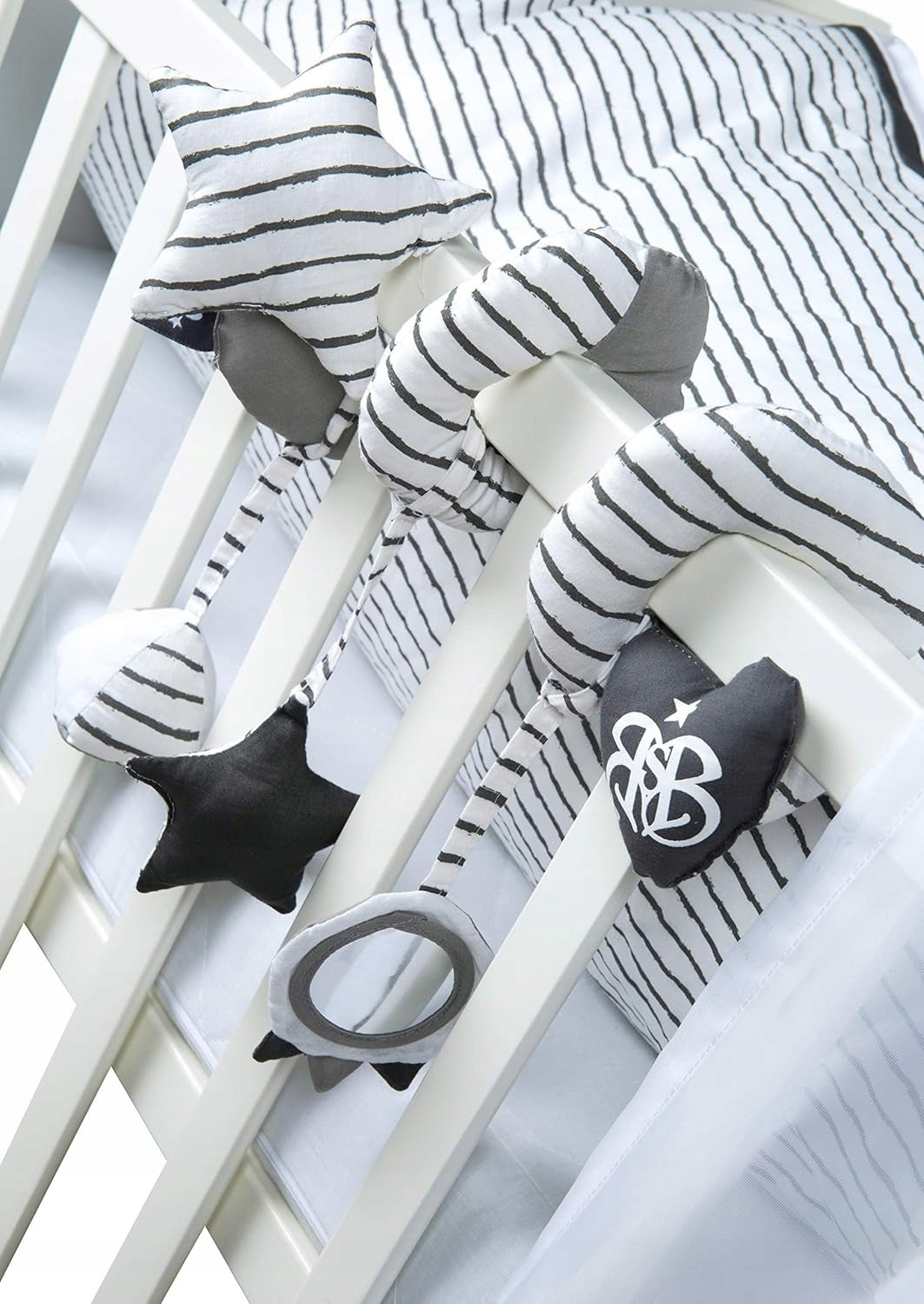 ROBA Rock Star Baby spirale avec hochet et miroir pour poussette et lit bébé