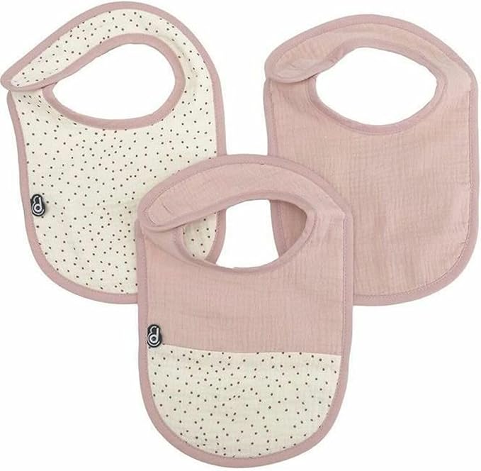 DOMIVA slabbetjes met klittenband 6-12 maanden x3