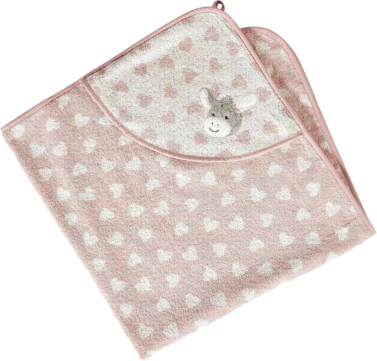 STERNTALER Asinello Emmi asciugamano con cappuccio 100x100cm