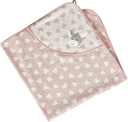 STERNTALER Ezeltje Emmi badstof handdoek met capuchon 100x100cm