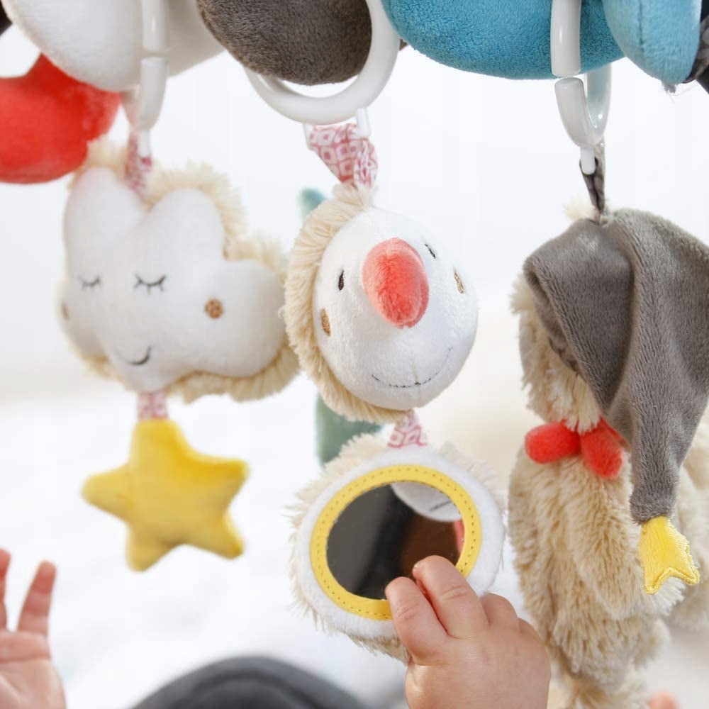 FEHN Bruno Bear toy hanger for stroller, bouncer, or car seat