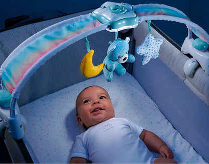 CHICCO Rainbow Sky 2w1 arco per passeggino e carillon con luce notturna