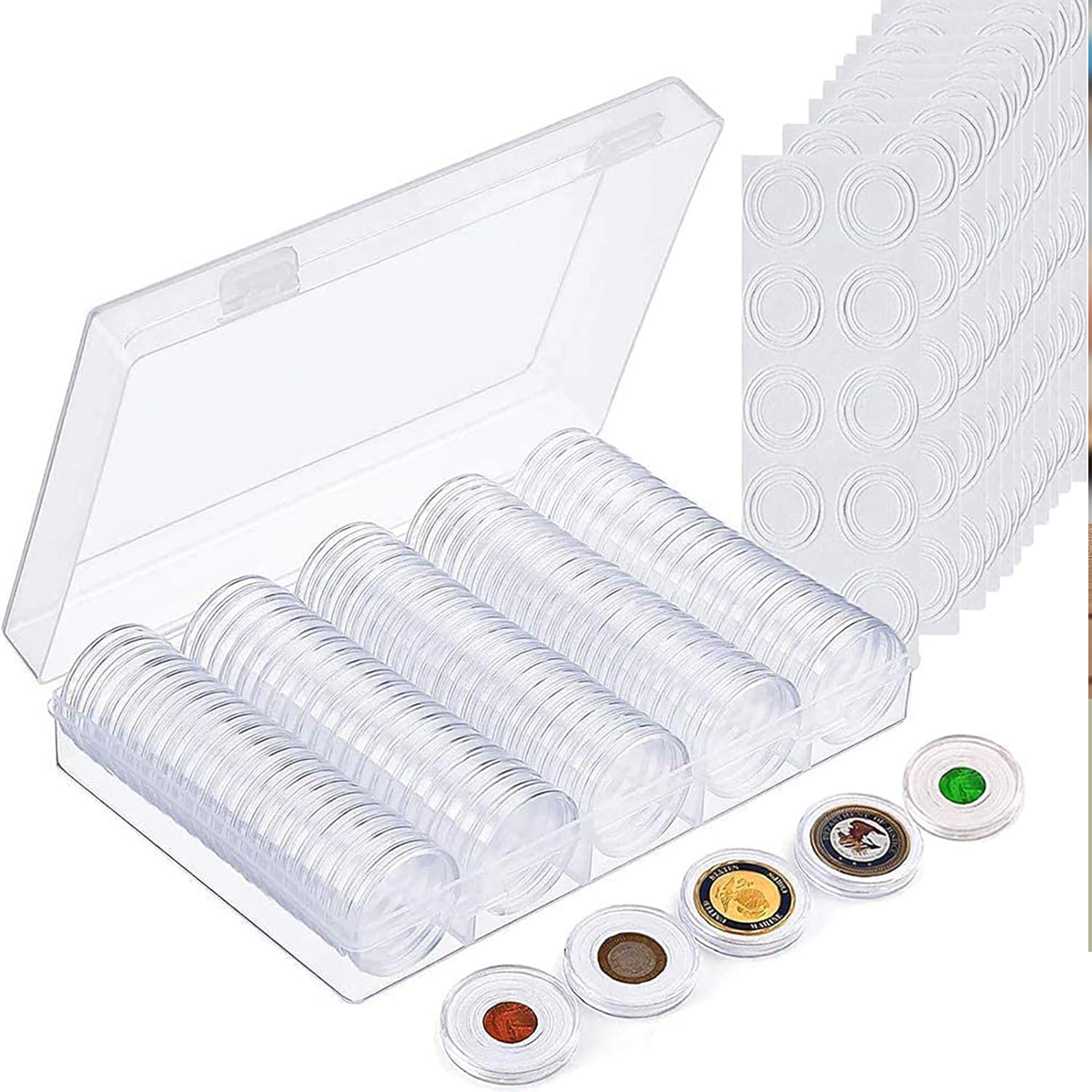 KYRIO 100 muntencapsules + 90 afdichtingen in 5 maten