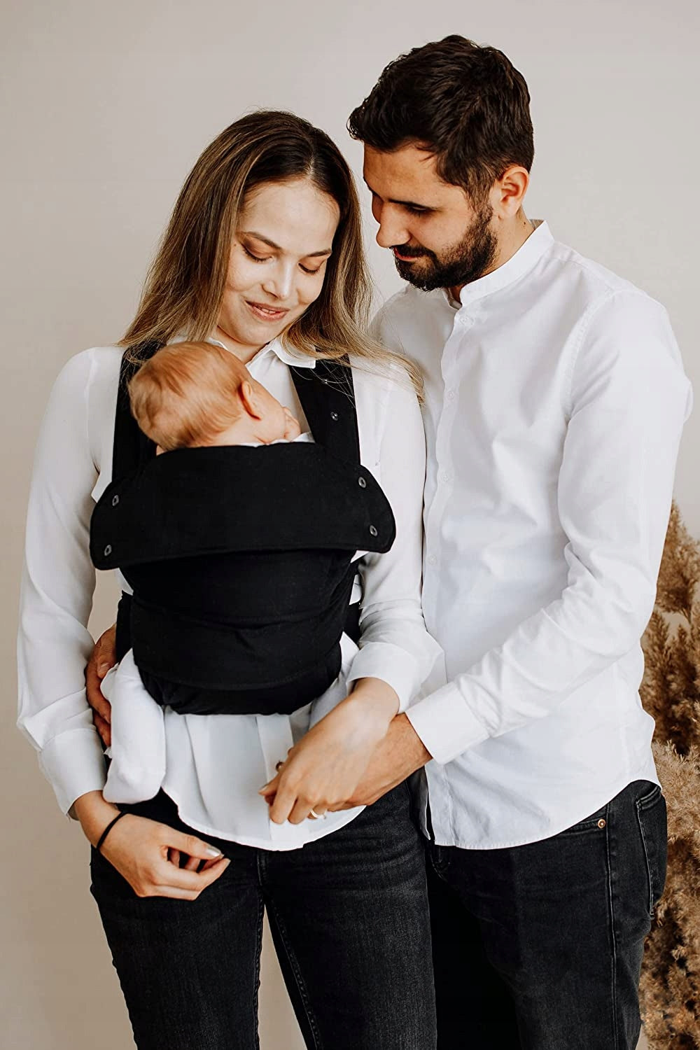 MARSUPI 2.0 nosidełko ergonomiczne L 3,5 - 15 kg, czarne, dla niemowląt