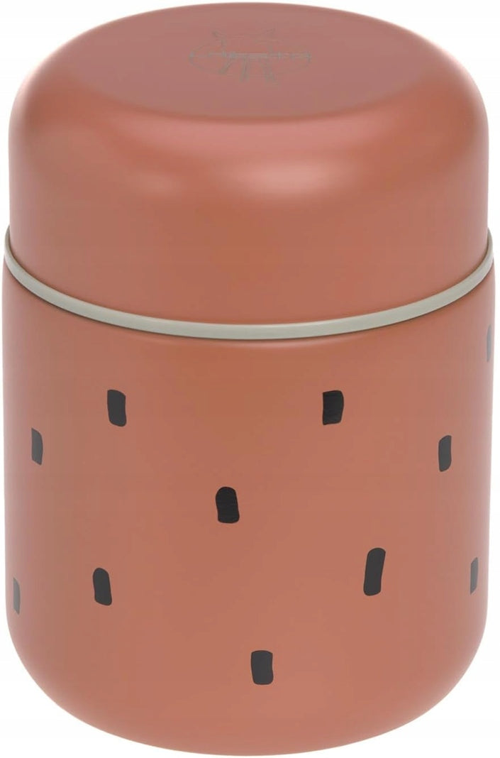 LASSIG Food Jar Happy Prints RVS LUNCHTHERMOS 350 ml