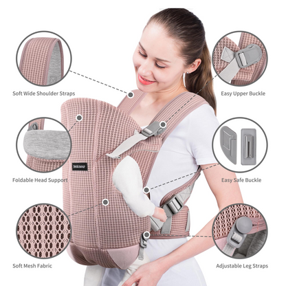 BEBAMOUR soft breathable baby carrier
