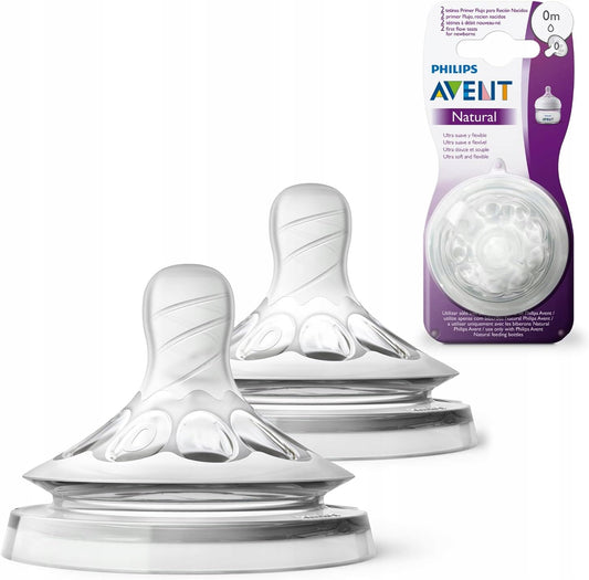 PHILIPS AVENT Tetinas Natural para biberones 0m+ x2