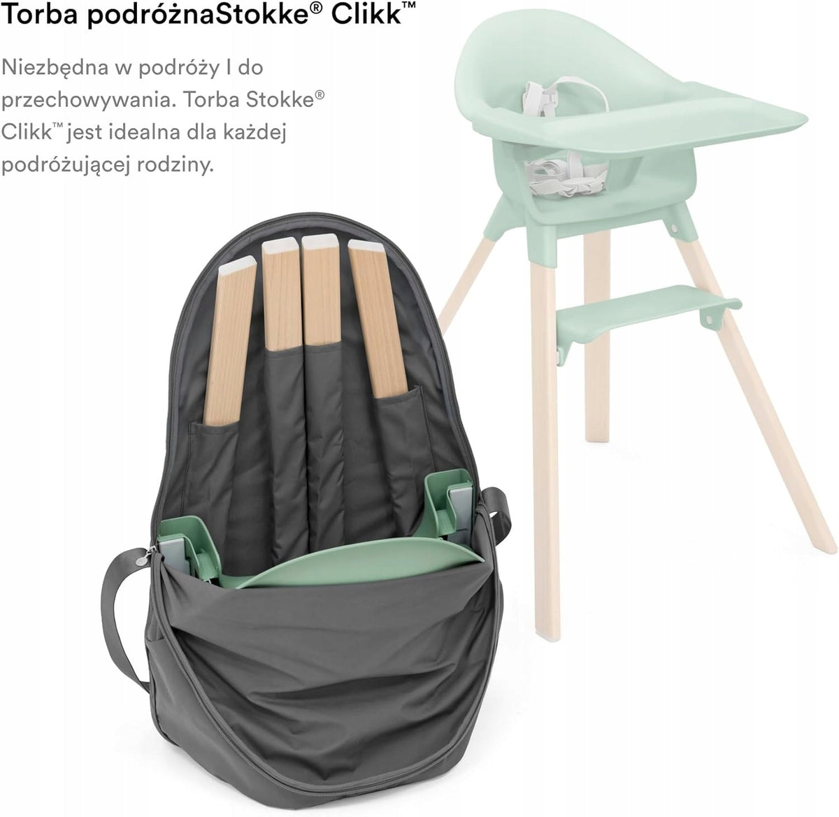 STOKKE CLICKK torba na krzesełko do karmienia