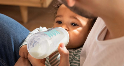 NUK First Choice+ μπιμπερό 300 ml θηλή M μεσαία ροή δείκτης θερμοκρασίας