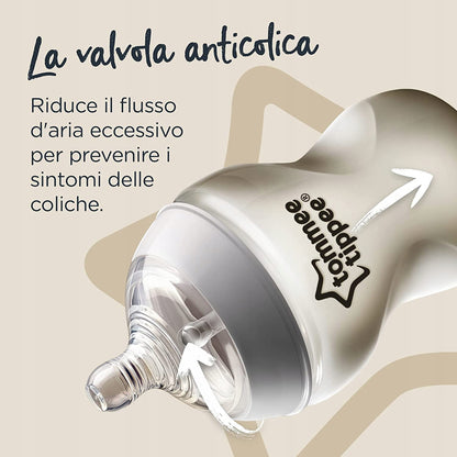TOMMEE TIPPEE σετ εκκίνησης ΓΥΑΛΙΝΑ ΜΠΟΥΚΑΛΙΑ