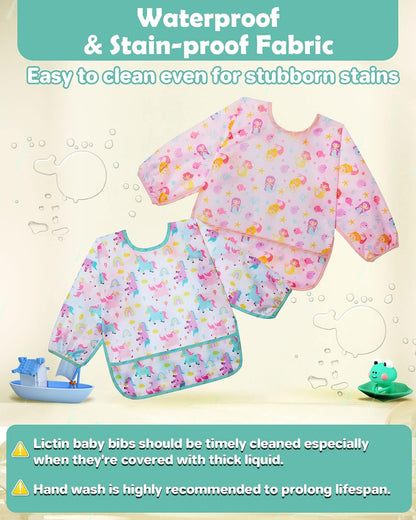 LICTIN bib apron with pocket x3